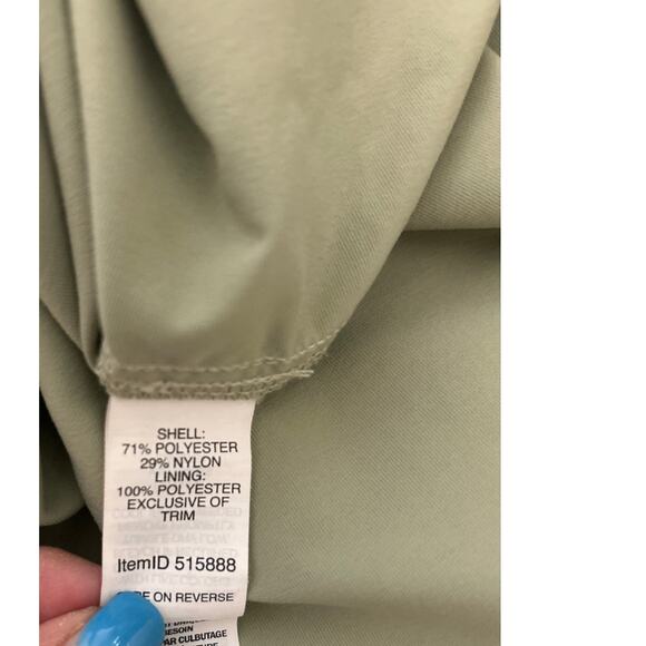 LL Bean Mens Outdoor Button Shirt XXL Green Nylon Utility Hiking Fishing Travel - Picture 8 of 11